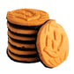 Orange Pumpkin Face Dipped Cookies