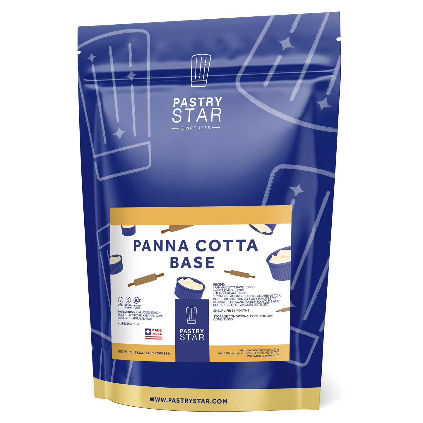 Pastry Star Panna Cotta Base 10lbs.