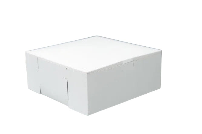 Cake Box One Piece - 11 x 11 x 3 inch - 100 Cases