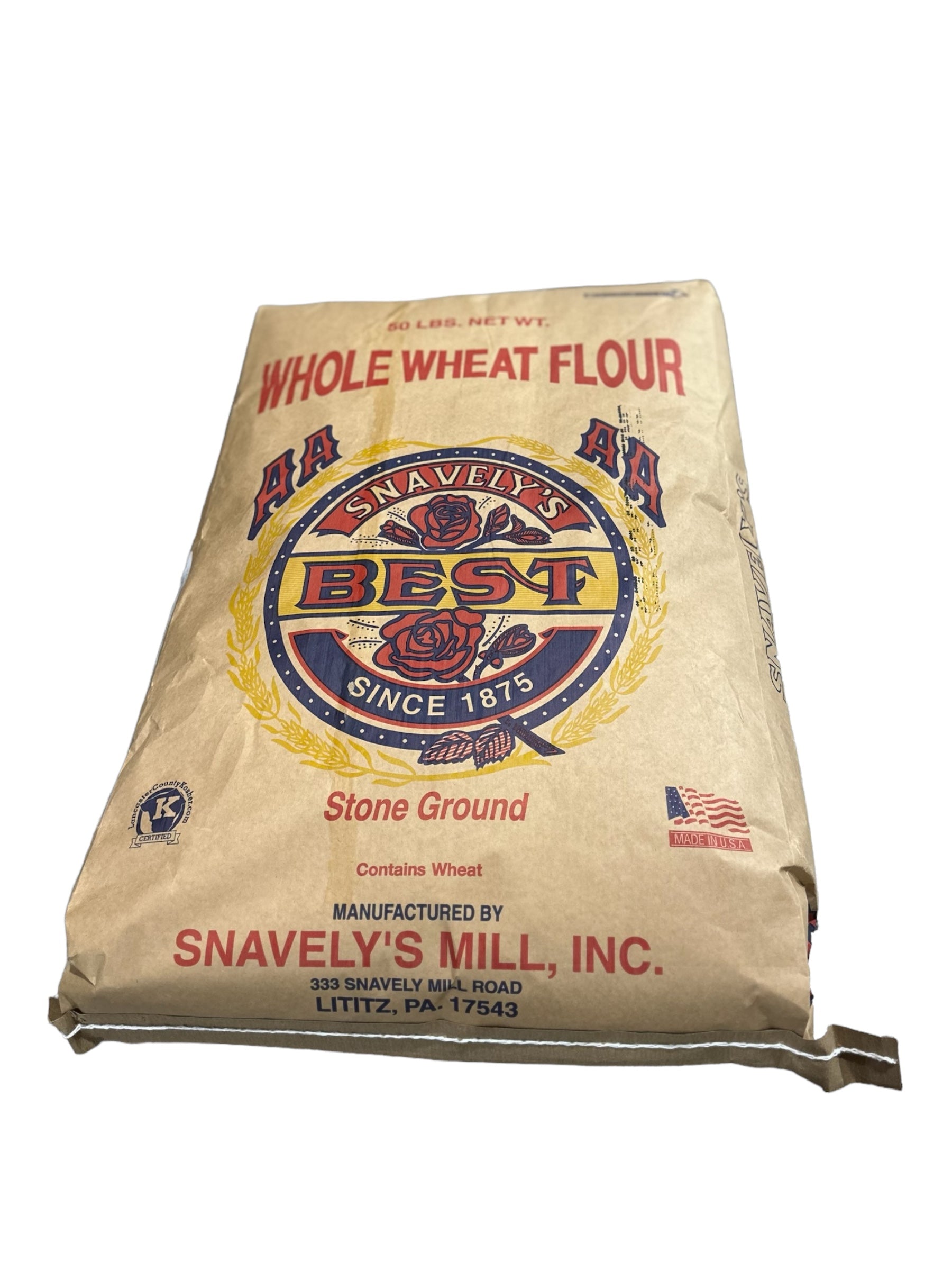 Bulk Fine Whole Wheat Flour Stone Ground Wholesale Pricing Bakers
