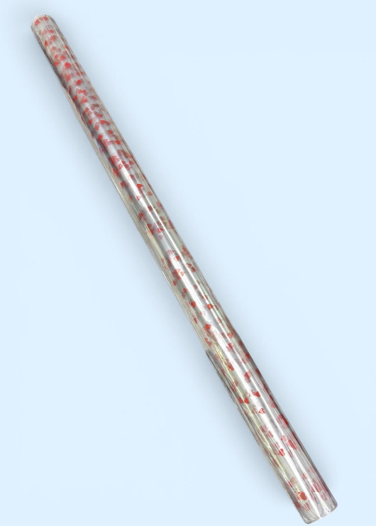 40" x 100' Red Hearts Cellophane Roll
