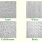 Makin 38001 - Clay Texture Sheet - Set A