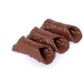 Small - Chocolate Covered Cannoli Shells - 200/3"