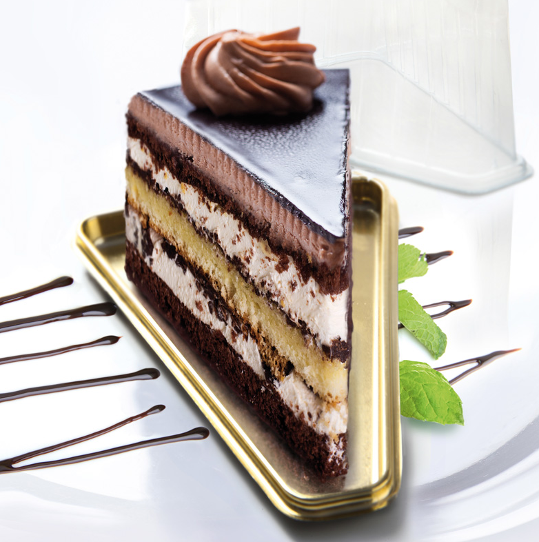 Alcas Triangle Mini Medoro Cake Slice Tray 400 Pieces