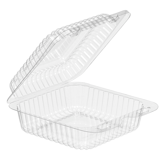 10" Pie Clam Hinged Container SLP10 - 500 Pieces