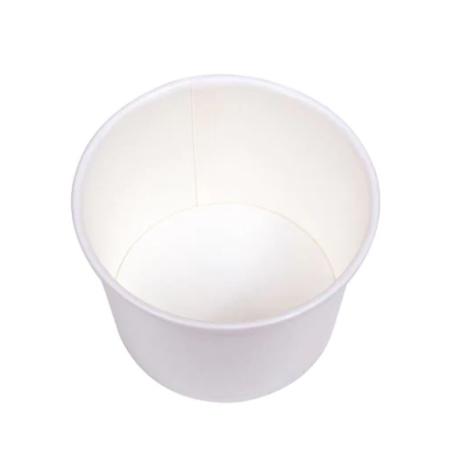 8oz Paper Food Containers (95mm), White - 1,000 Pieces
