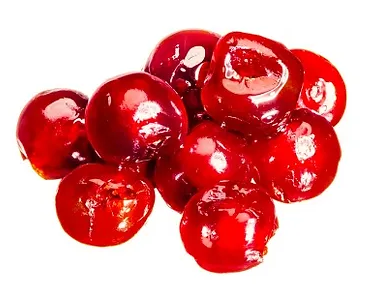 Glace Red Cherry Halves