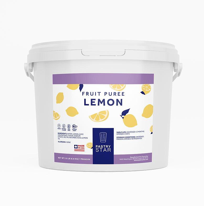 Bulk Lemon Puree 15 lbs at Wholesale Pricing – Bakers Authority