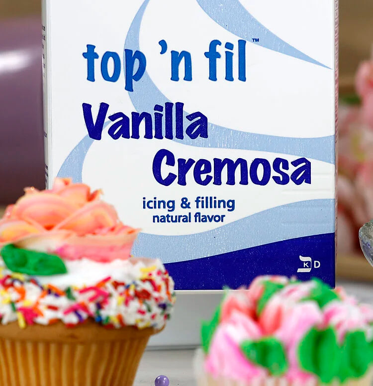 Hanan Top N' Fill Vanilla Cremosa 32 LB