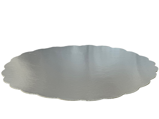 20" Silver Heavy Board Scallop - 50 Pieces