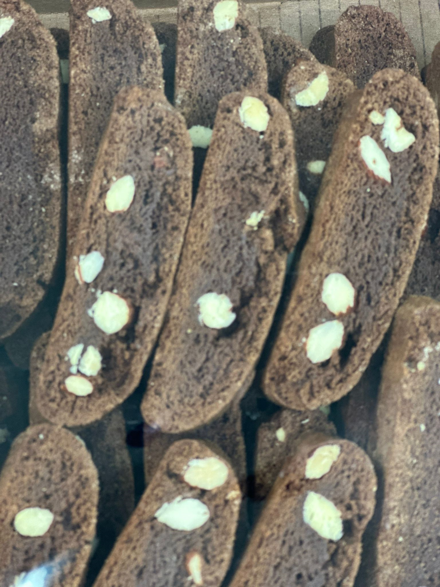 Bulk Chocolate Almond Biscotti 2/48 7 lbs.