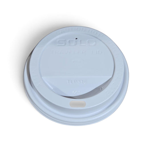 Dome Lid For 10-20 oz cups 16HG - White - 1000 Qty