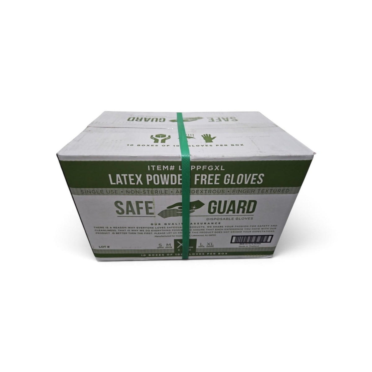Latex X-Large Glove Powder Free