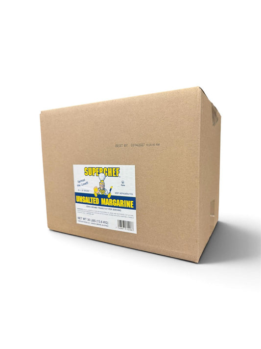 Super Chef Unsalted Margarine 30/1 lb