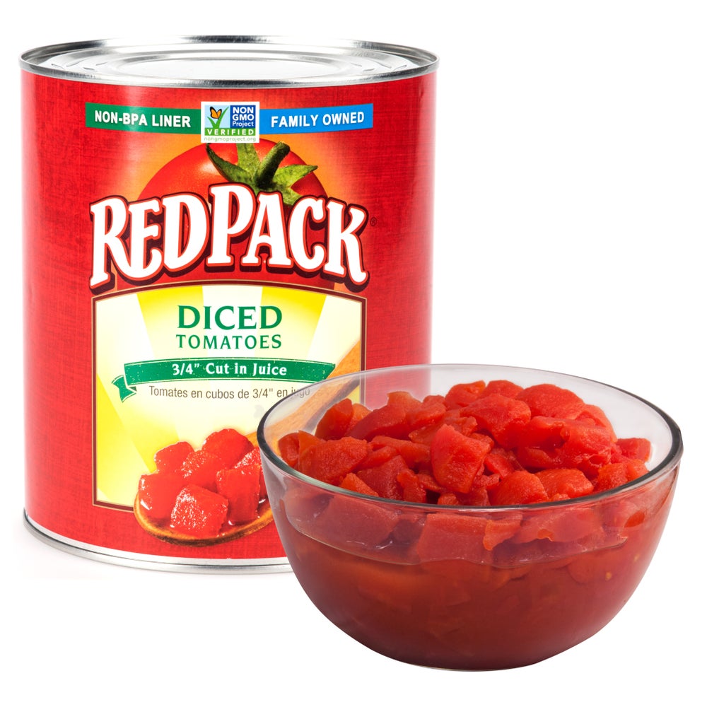 Red Pack Diced Tomatoes in Juice 48 LB