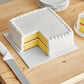 Enjay White 10" Square Foldover 1/4" 8 LB