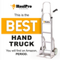 Haul Pro Heavy-Duty Hand Truck - 54" H x 18.5" W with 17.5 x 9 (free shipping)