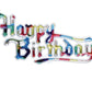 Happy Birthday Rainbow Plaques 2 LB