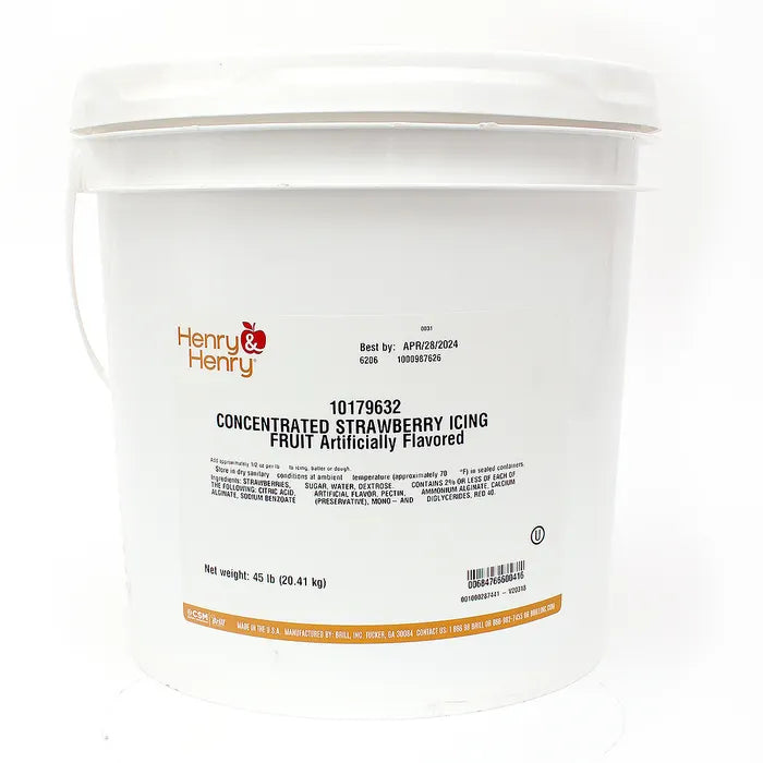 Concentrated Strawberry Icing Fruit 45 LB