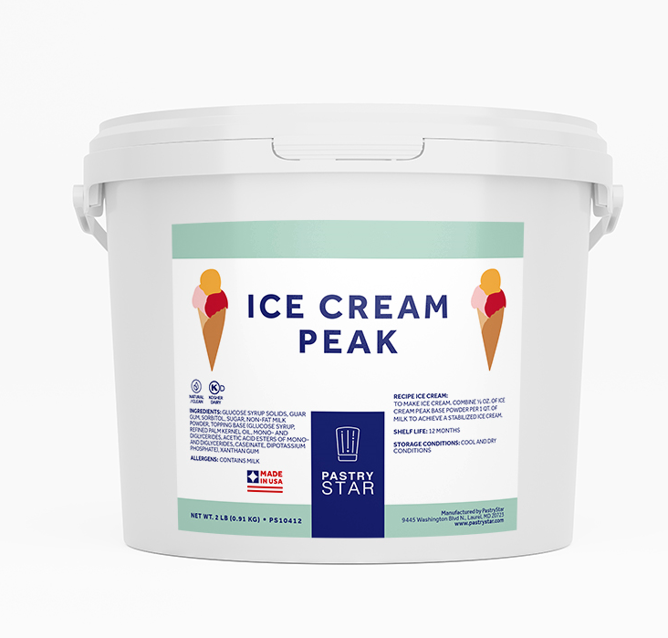 PastryStar Ice Cream Peak 4/2lbs.