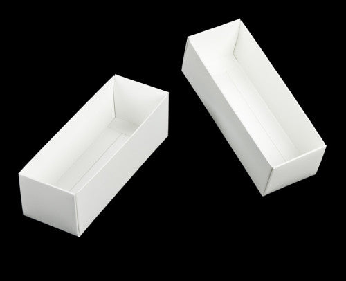 Macaron Box Base White 12x2.25x2 100 PC