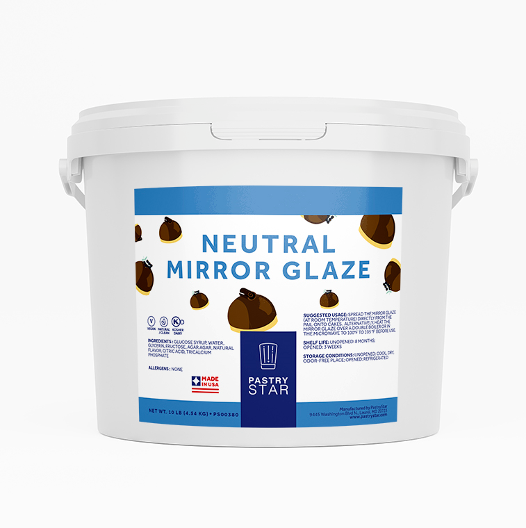PastryStar Neutral Mirror Glaze 10lbs.