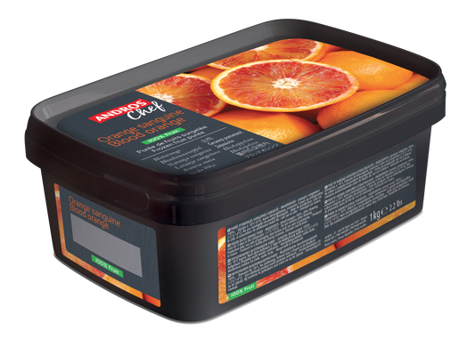 Frozen Blood Orange Puree Andros 6/1kg