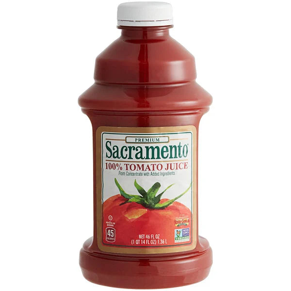 Sacramento Tomato Juice Plastic 32 LB