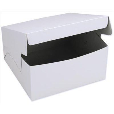 Cake Box 1pc White - 14 x 14 inch - 5.5 inch - 50 Qty