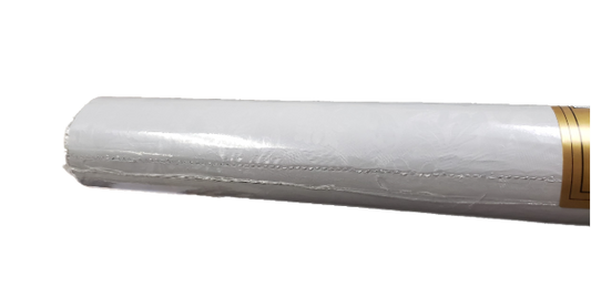 Embossed Foil Roll - Camelot - White