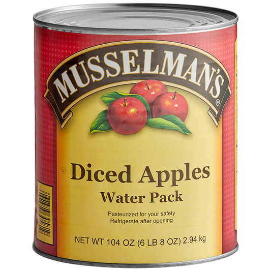 Musselman's Diced Apples in Water 3-Pack 104 oz