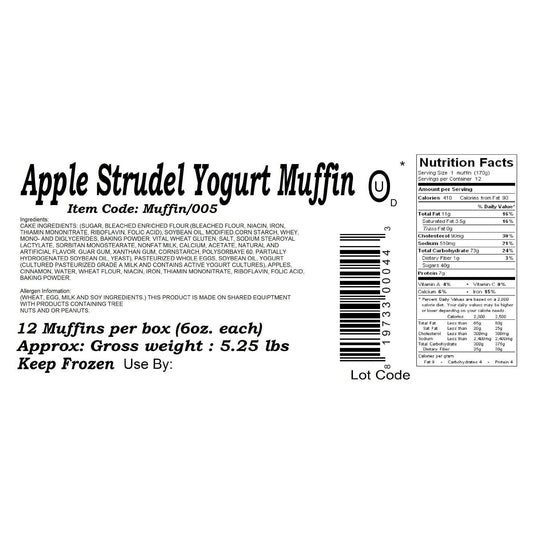 Apple Strudel Yogurt Muffins