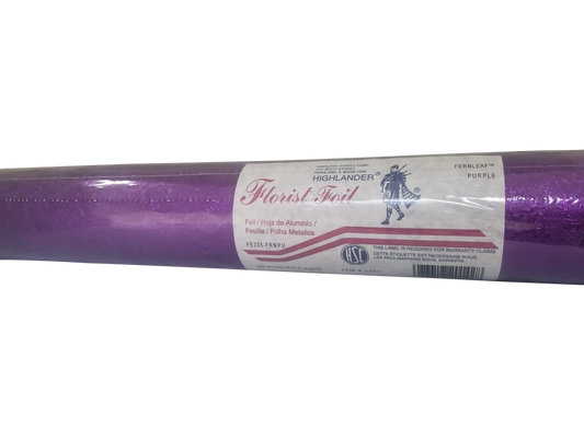 Embossed Foil Roll - Camelot Purple
