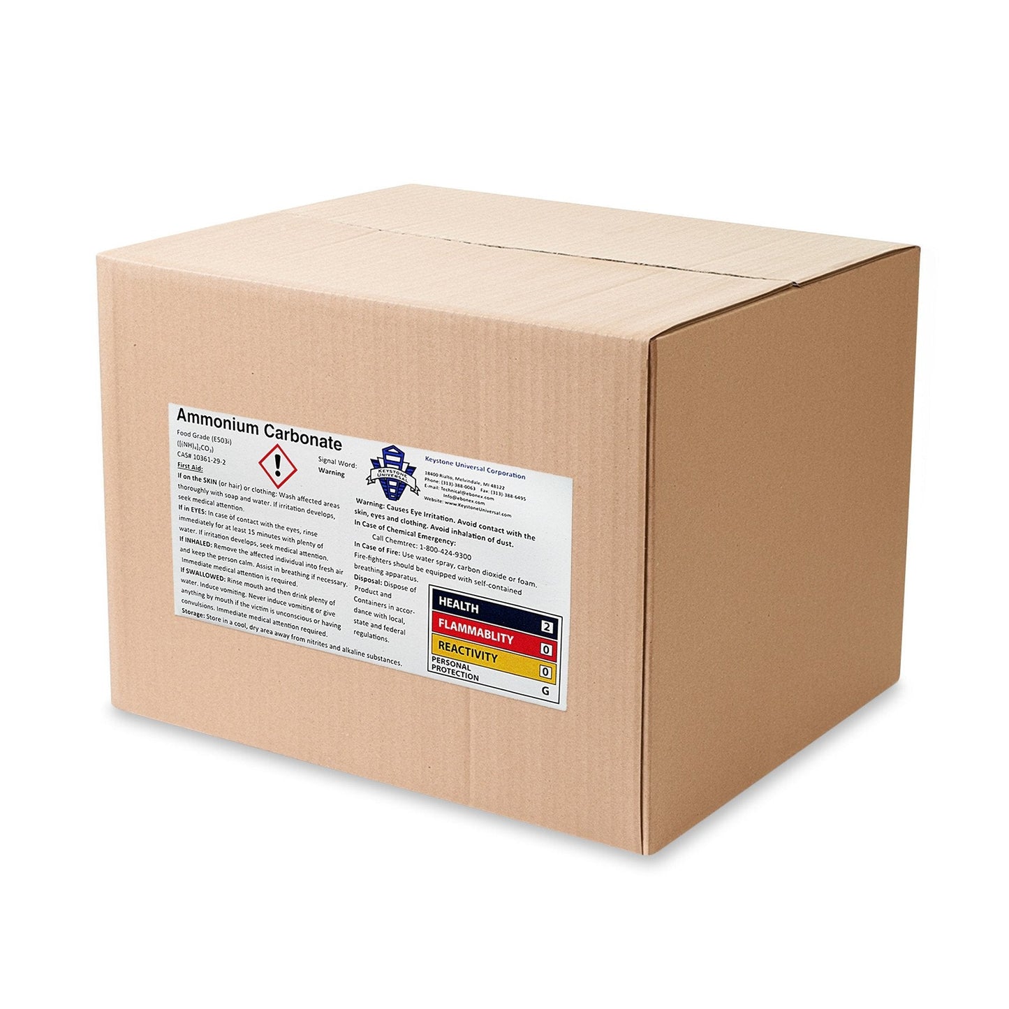 Bulk or Wholesale Ammonium Bicarbonate (50LB) Bakers Authority