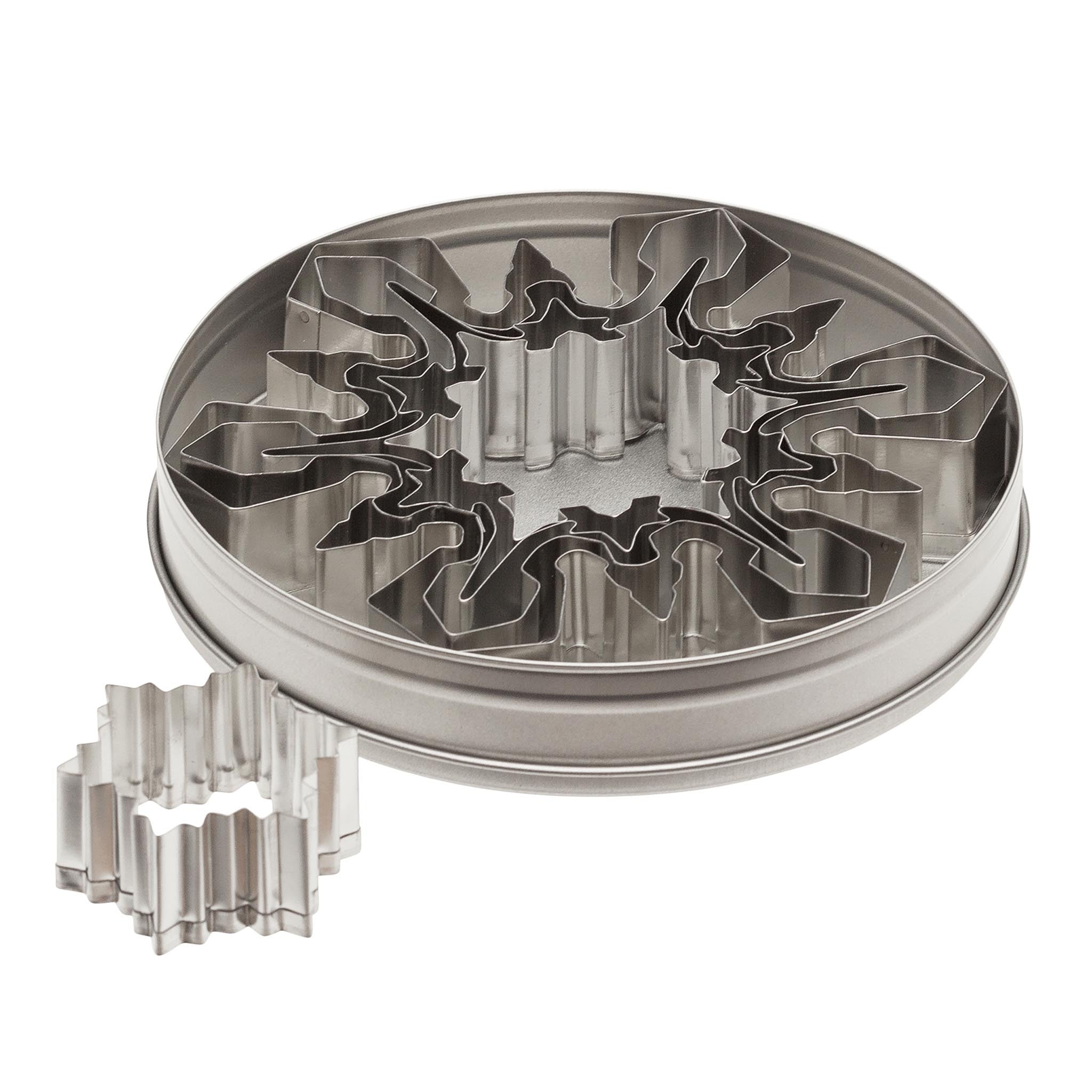 Bulk 5 Piece Snowflake Cutter Set at Wholesale Pricing – Bakers Authority