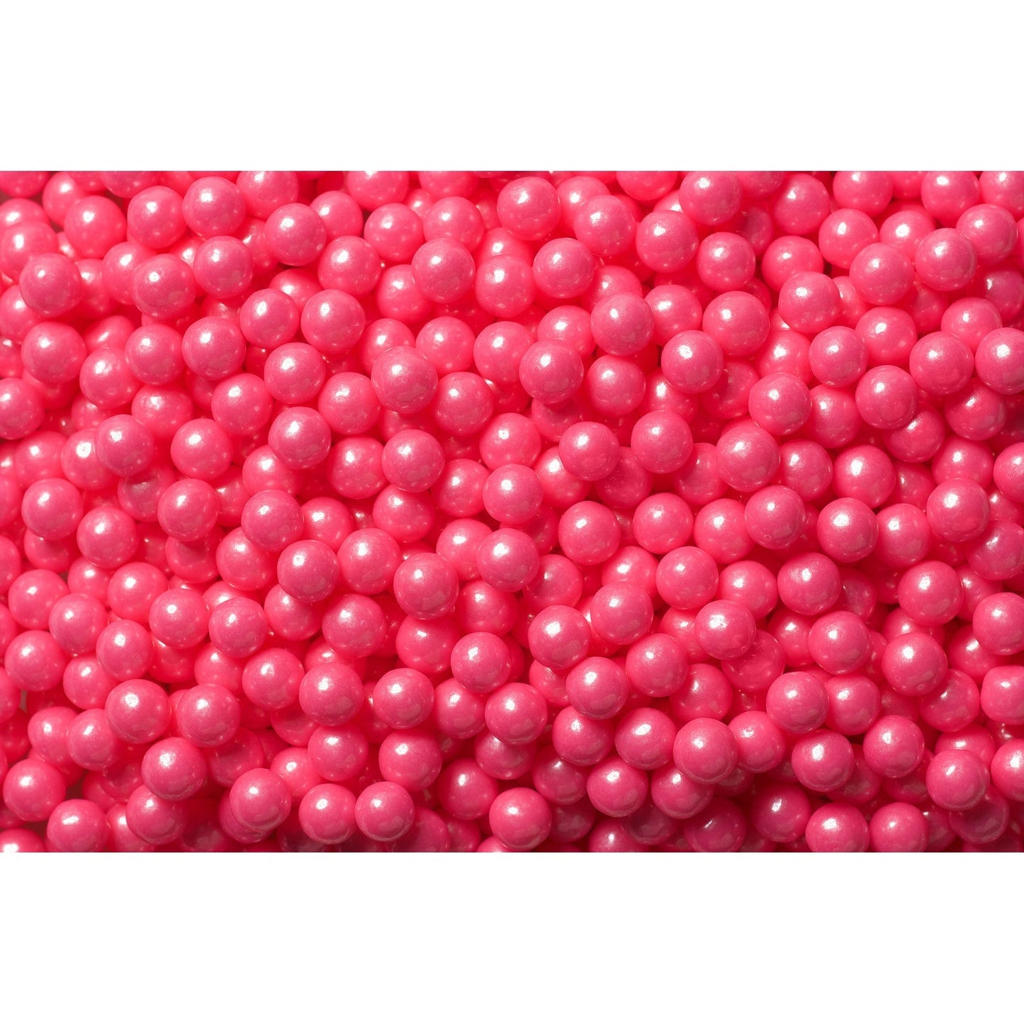 Shimmer Pearls Candies Bright Pink 2 lb. Bag