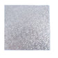 Square Silver Cake Drums - 8" x 8"