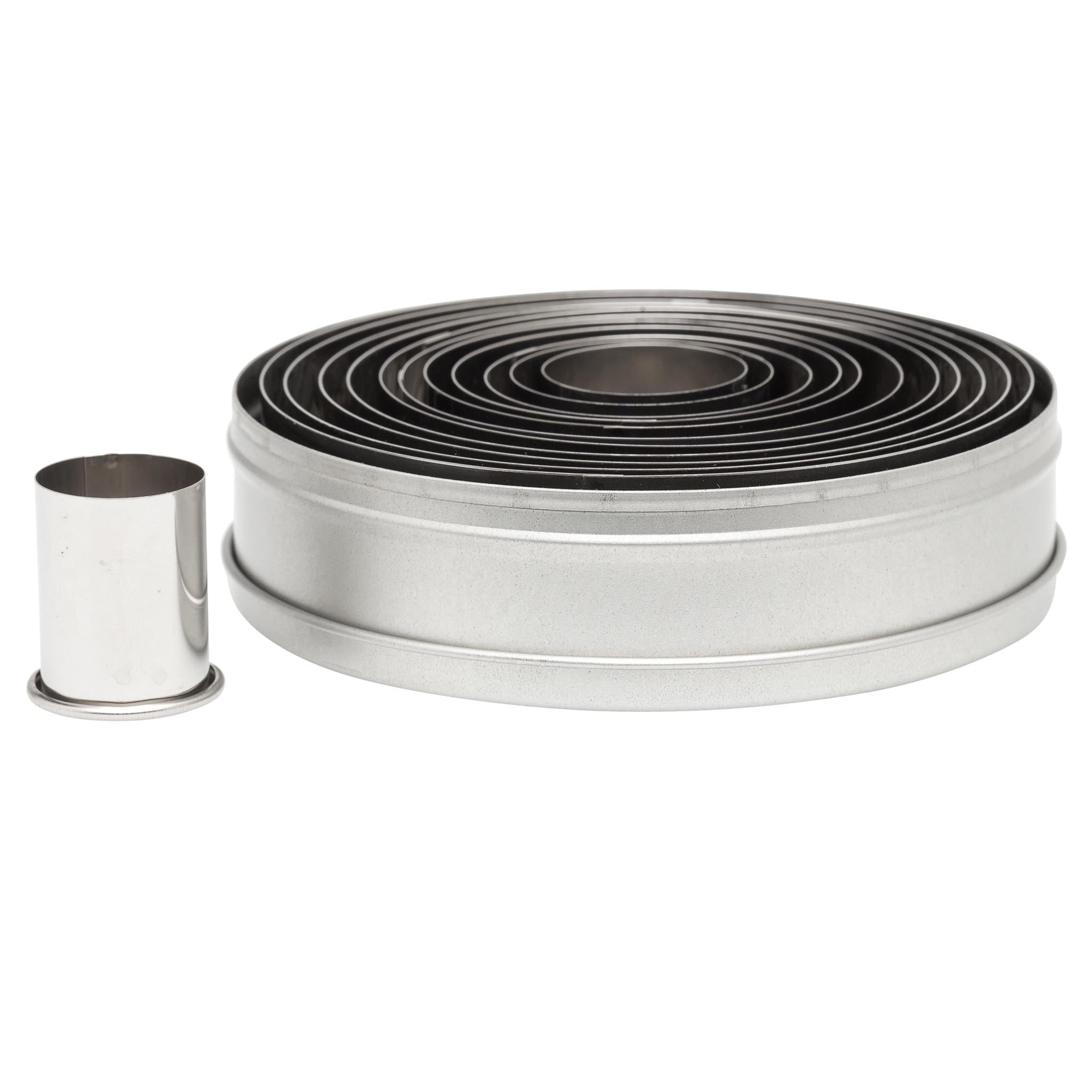 Bulk 12 Piece Plain Round Cutter Set - Wholesale Pricing – Bakers Authority