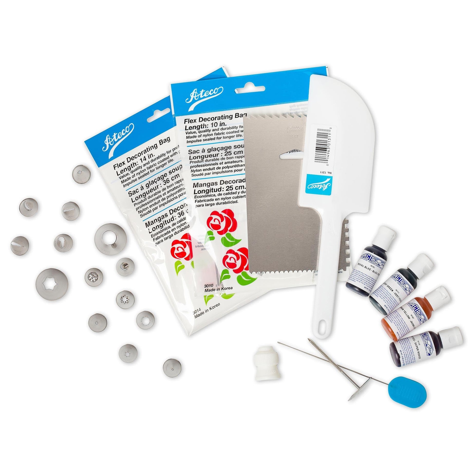 Ateco 8Pc Cake Decorating Set