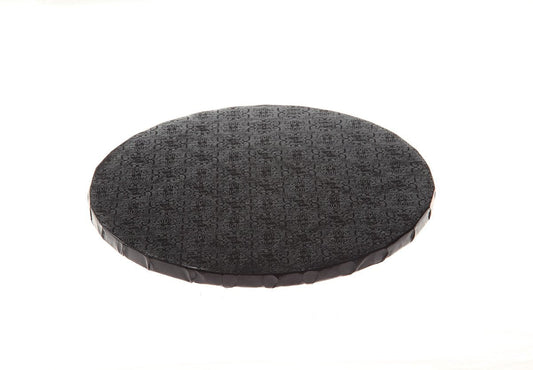 Round Black Cake Drums - 10" x 10"