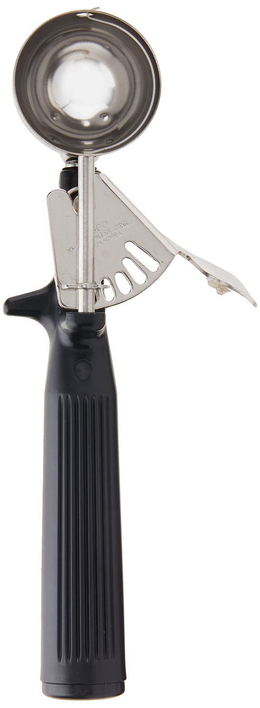Winco Black 1 oz Deluxe Disher ICOP-30