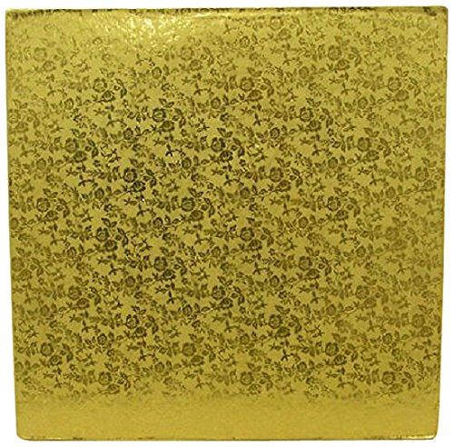Square Gold Cake Drums - 10" x 10"