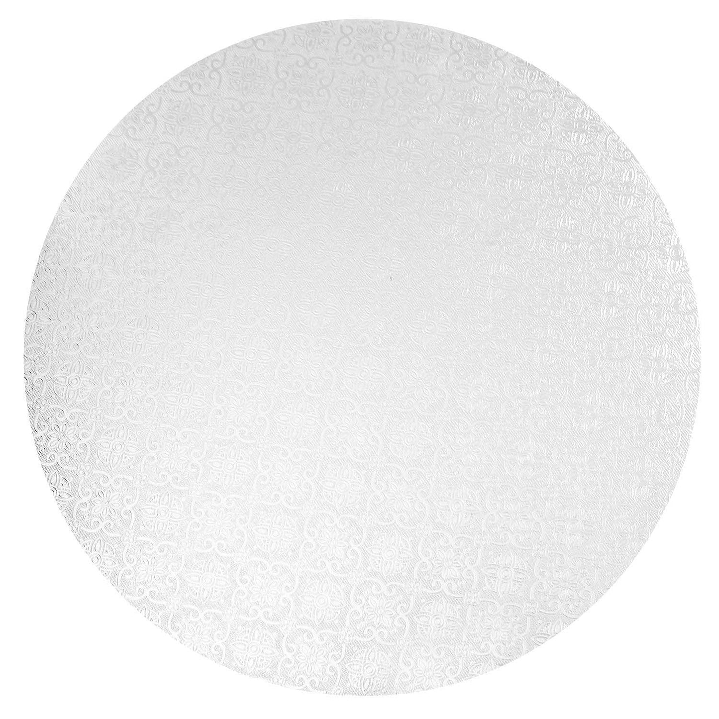 Round White Cake Drums - 10" - 1/4" Thick