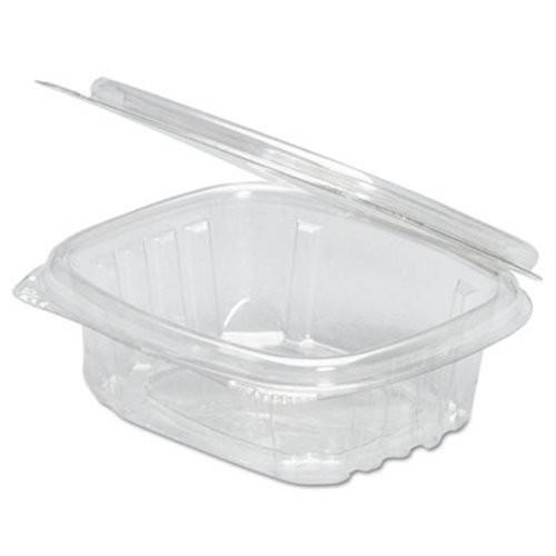 Clear Hinged Deli Container - 16 Oz - 5.38 x 4.5 x 2.63"/200