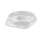 8 Inch Round Hinged Plastic Deep Pie Container