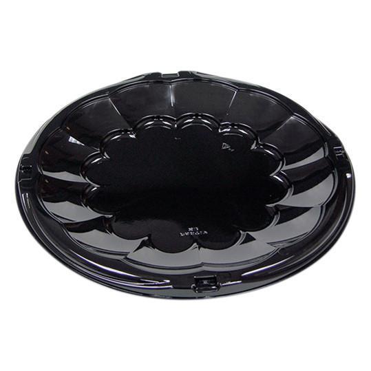 Round Smartlock Catering Tray - 16" - Black - 50 Qty