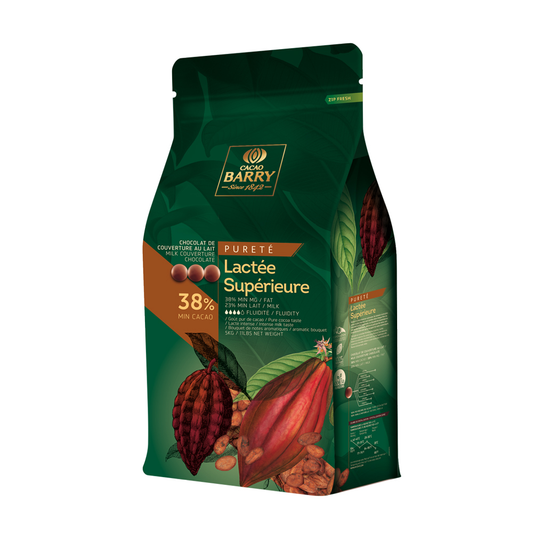 Cacao Barry Purete Lactee Superieure Milk Chocolate Pistoles 11 LBS BBD 05/07/2023 CHM-O38LSUP-US-U77