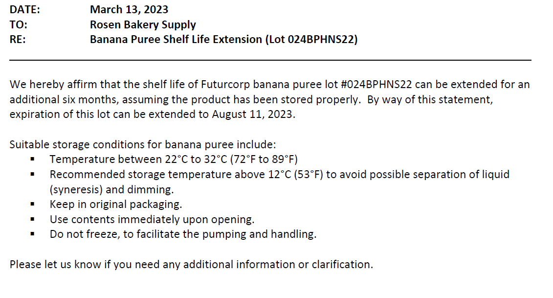 Banana Puree 45LB