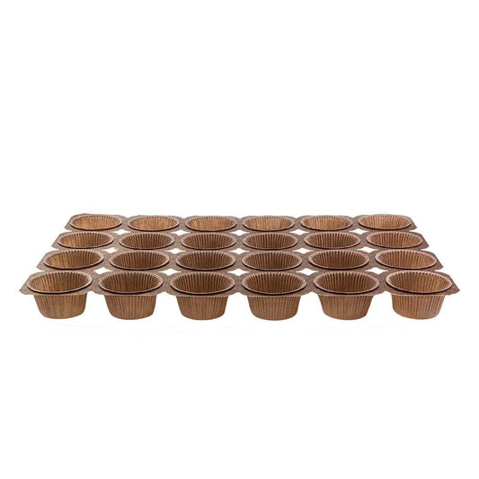 2oz Muffin Tray - Brown Cup (125 Qty)