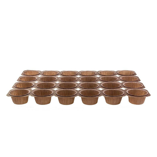 2oz Muffin Tray - Brown Cup (125 Qty)